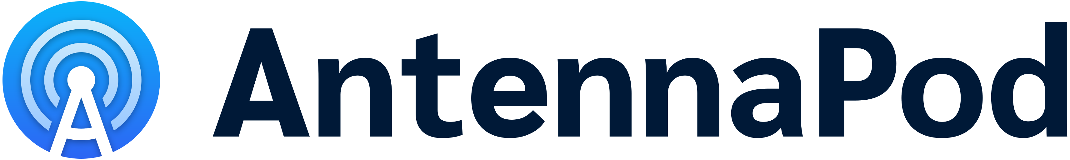 AntennaPod Horizontal Logo (Dark)